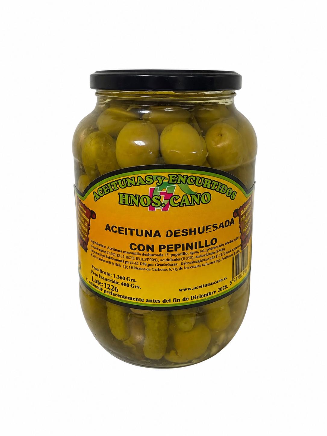 aceitunas Aceituna Deshuesada con Pepinillo 1.360g