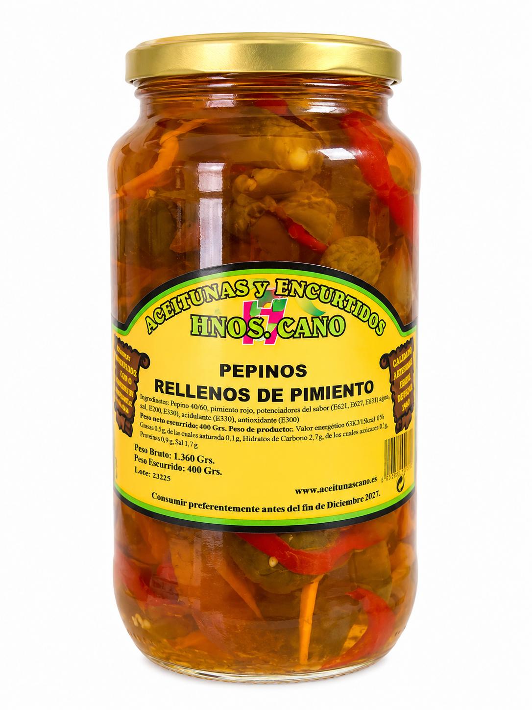 pepinillos rellenos Pepinillos Rellenos de Pimiento
