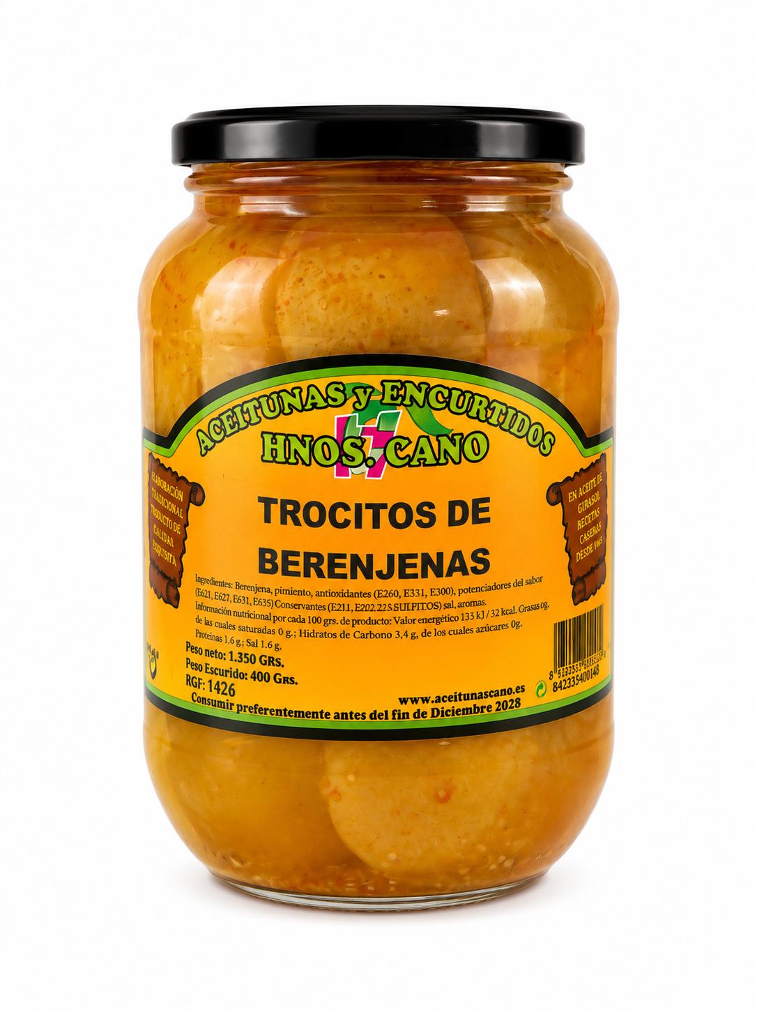 Trocitos De Berenjenas 1.350g